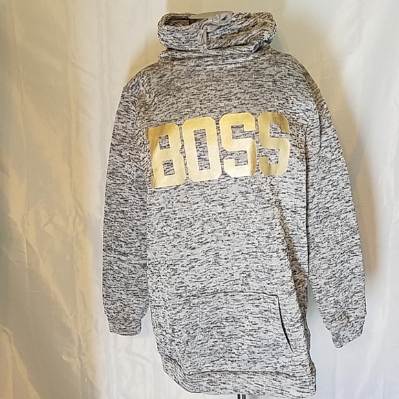 🆕️ BOSS Marble Cowl Neck Sweatshirt - Picture 5 of 6